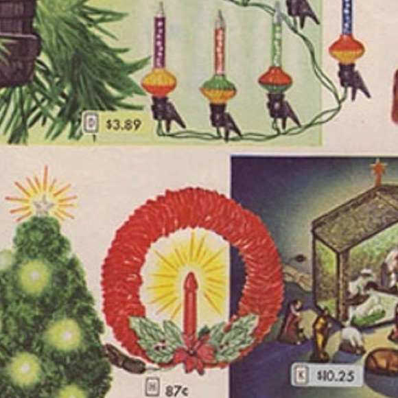 Vintage Christmas Wreath - Picture 3 of 16